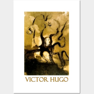 Octopus by Victor Hugo - famous author of The Hunchback of Notre Dame Posters and Art